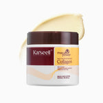 Karseell Collagen Hair Treatment Deep Repair Conditioning Argan Oil Collagen Hair Mask Essence for Dry Damaged Hair All Hair Types 16.90 oz 500ml